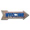Signmission Wyoming Arrow Decal Funny Home Decor 30in Wide D-A-10-999540 - alternate 1